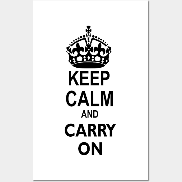 Keep Calm and Carry On Wall Art by sweetsixty